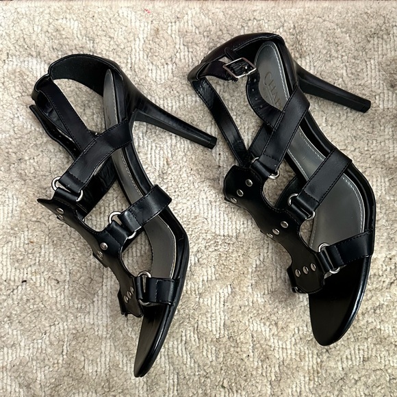 [NWOT] Black Stud Heels - Picture 3 of 7